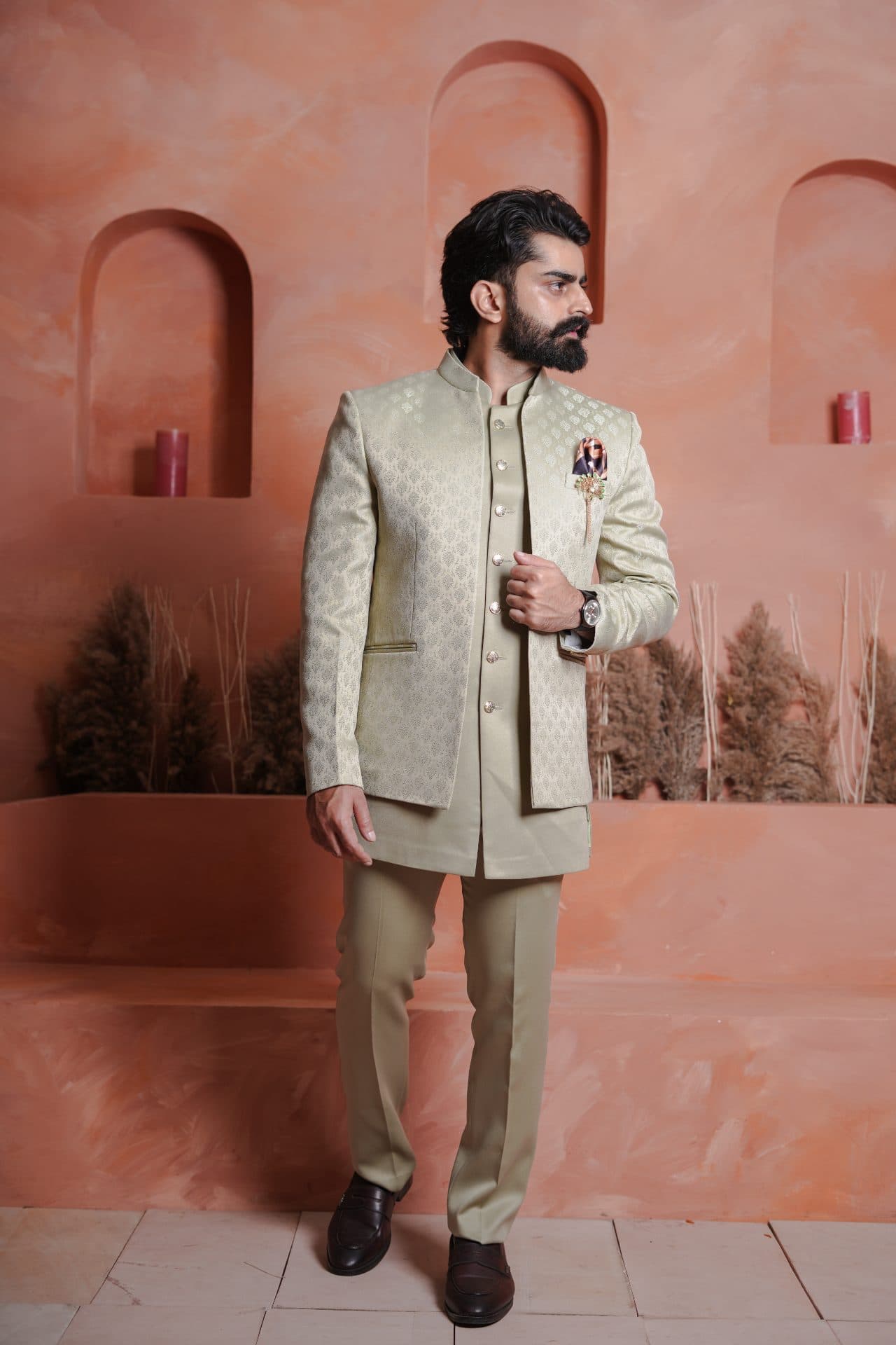 Indowestern Short Lightgreen