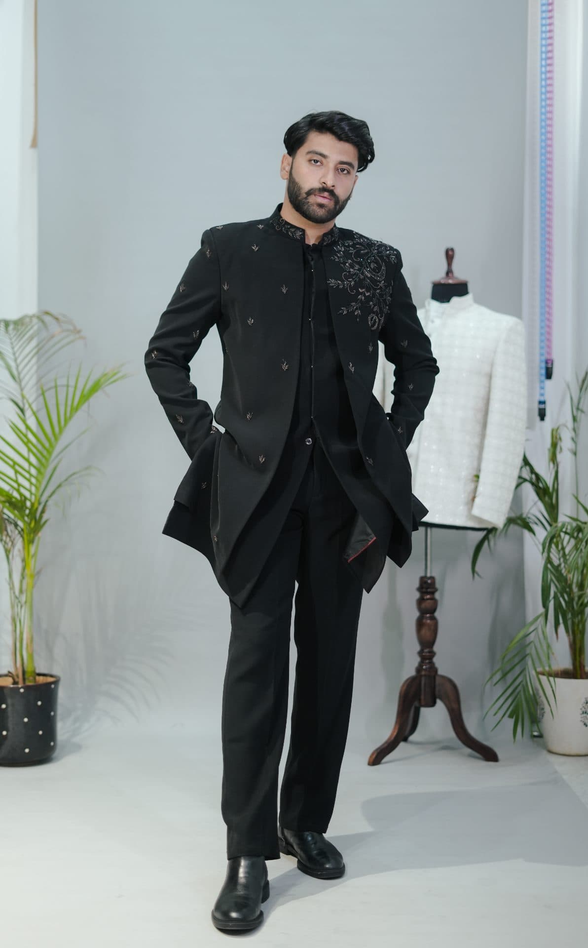 Indowestern zerdozi Black